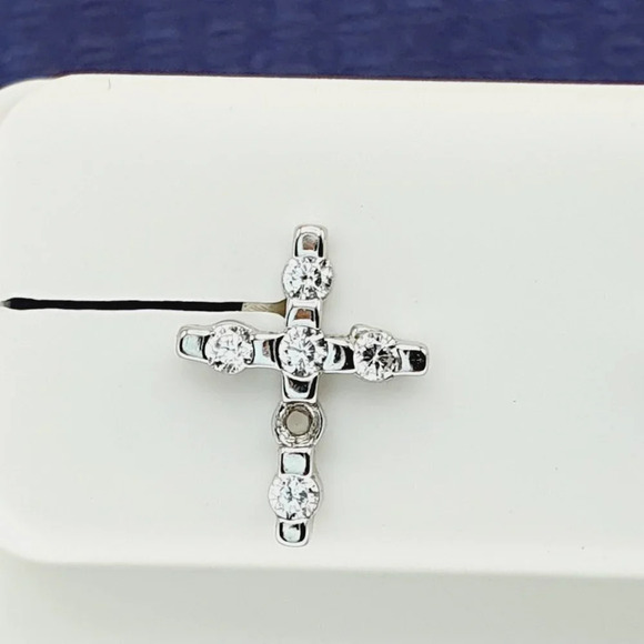 925 Sterling Silver CZ Stud Earrings for Women/Girl, US925P1015 - Picture 9 of 11